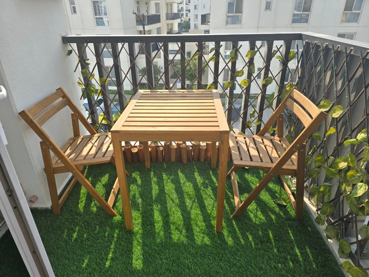 Garden table with chairs. Balcony table with chairs - Image 3