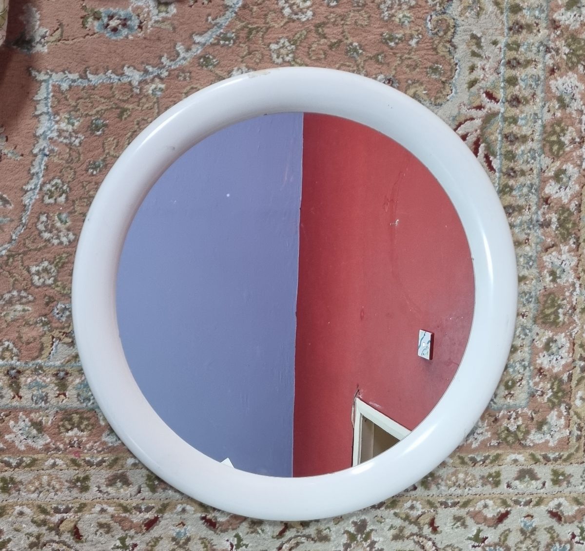 IKEA Black Framed Mirror + circular mirror - Image 4