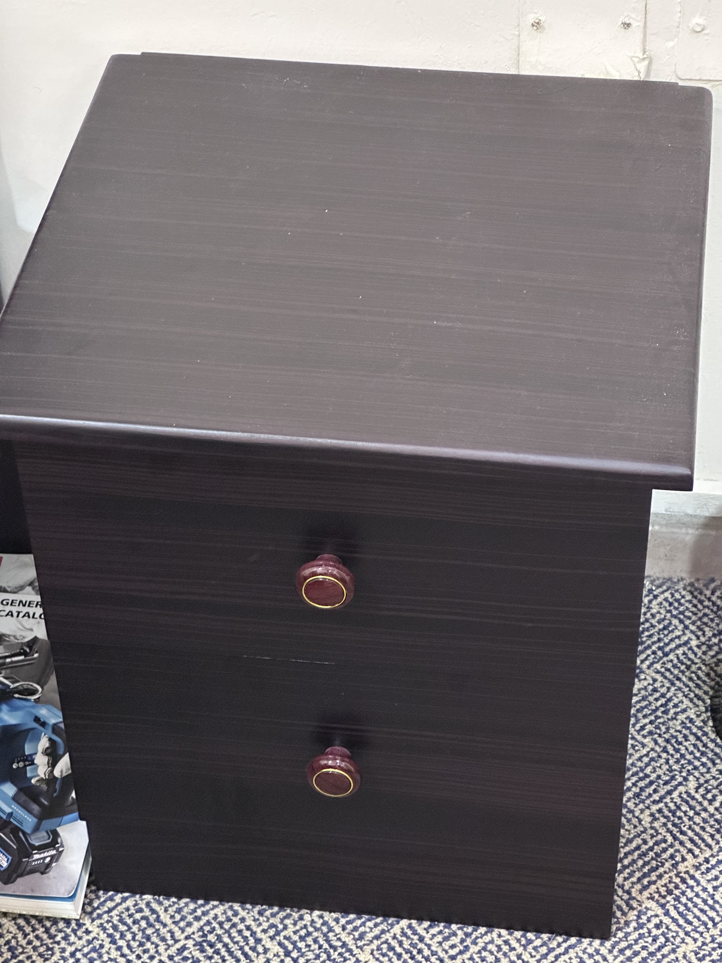 Queen Size Bed + Mattress + Side Table + Dressing Table + 3 Door Wardrobe  - Image 3