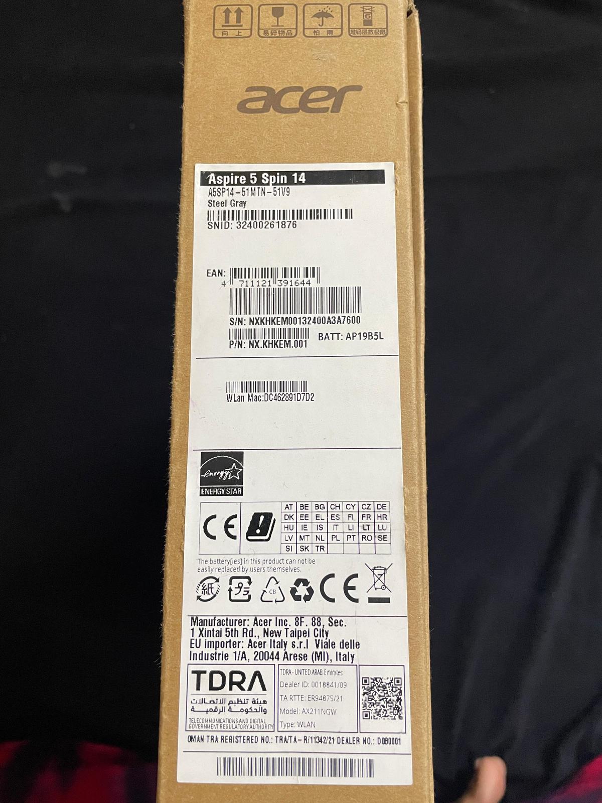 Acer Aspire 5 Spin 14 Touchscreen Laptop (2023 model) from Dubai- Urgent Sale - Image 2