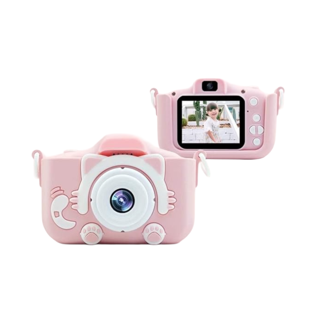 Cute Kitty Children’s Fun Dual Lens Camera for Kids - Image 1