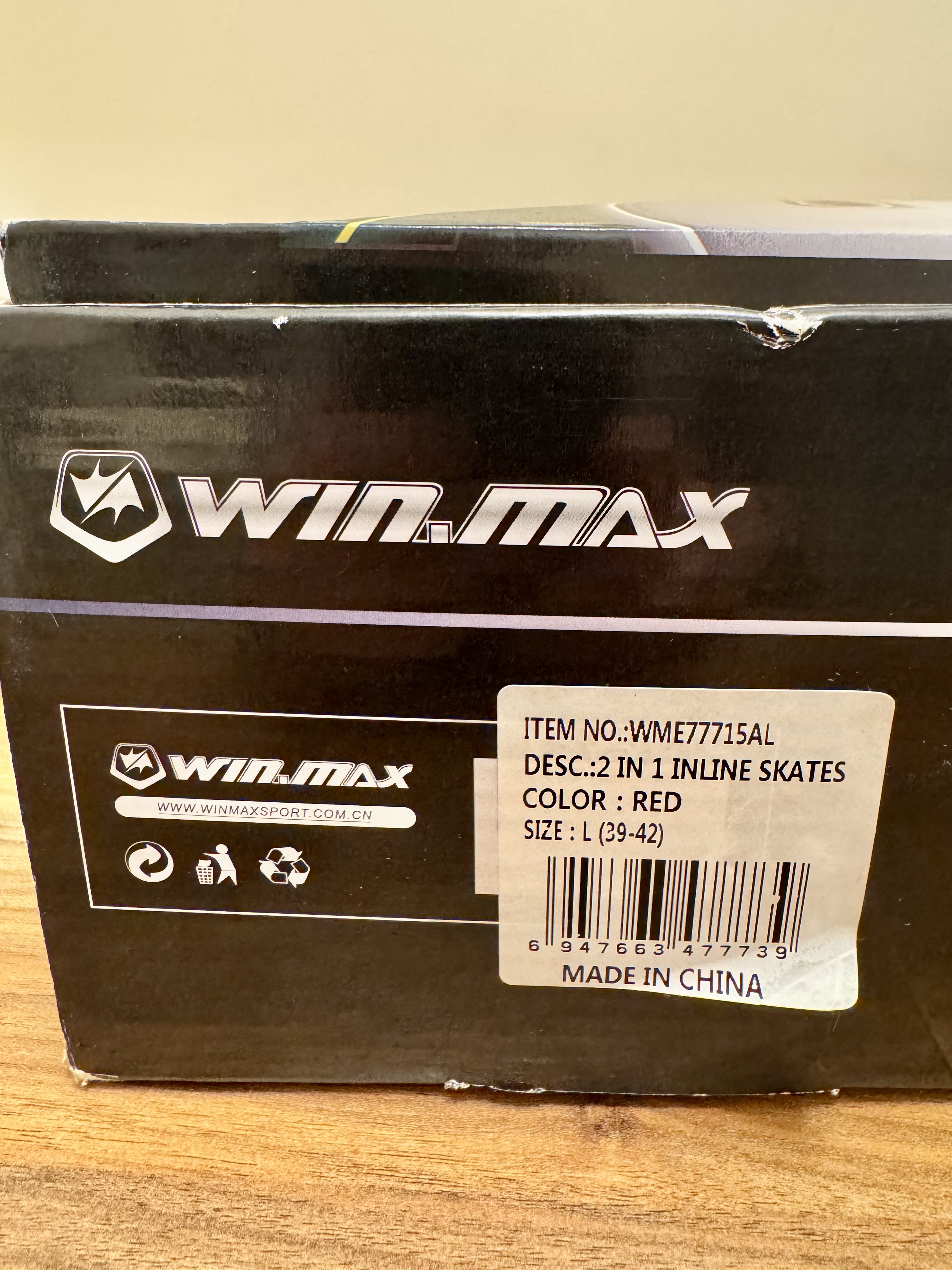 WIN.MAX Adjustable Inline / Quad Skates – Size 39–42 - Image 6
