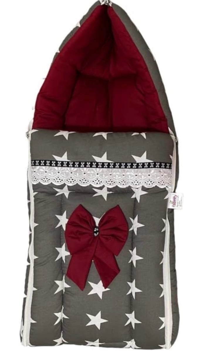 Brand new )Baby Sleeping Bag & Carry Nest, Cotton Bed Cum Infant Sleeping Bag - Image 4
