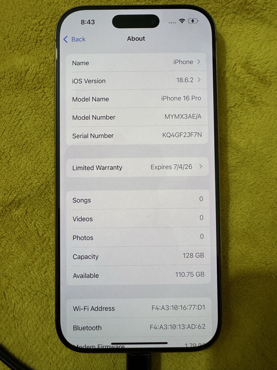 Iphone 16 pro 128gb warranty July 2026 - Image 4