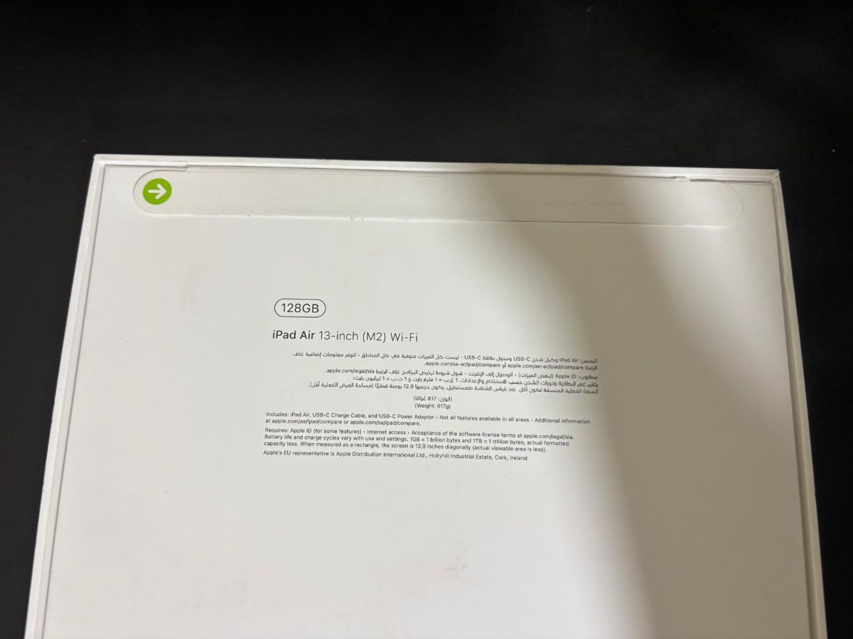 IPadAir M2 128GB ( New ) - Image 2