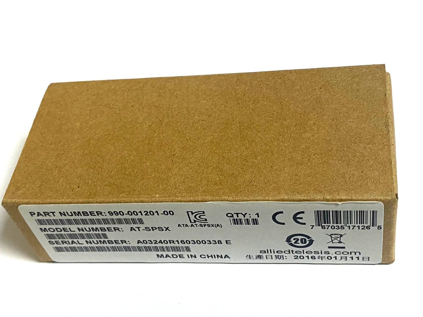 NEW-Allied Telesis- 990-001201-00 SFP Transceiver AT-SPSX - Image 2
