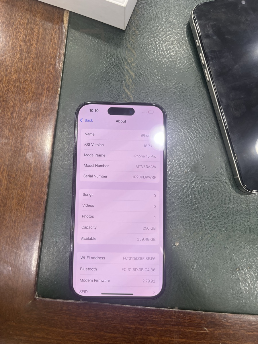 Iphone 15 pro 256GB blue - Image 3