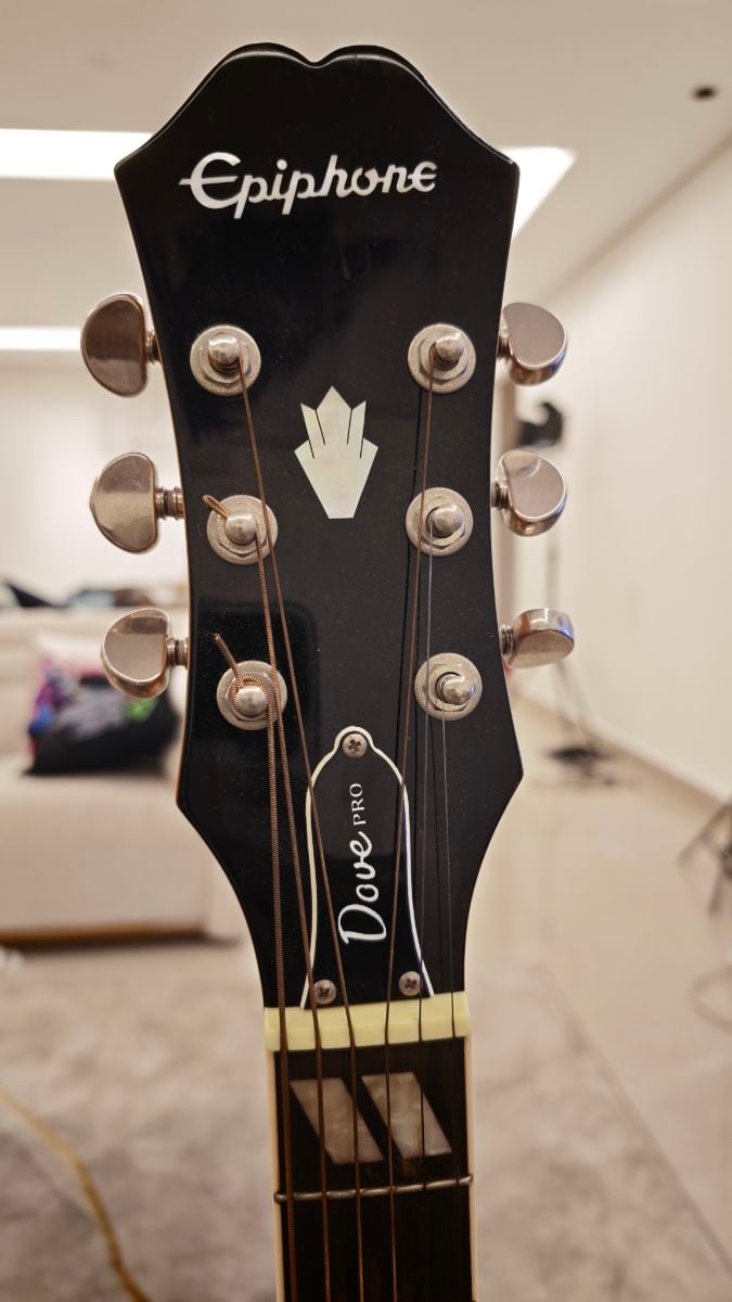 Epiphone Acousto Electric Guitar - Image 9