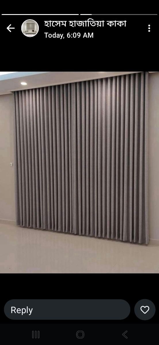 Wave design curtain and sofa carpet - Image 4