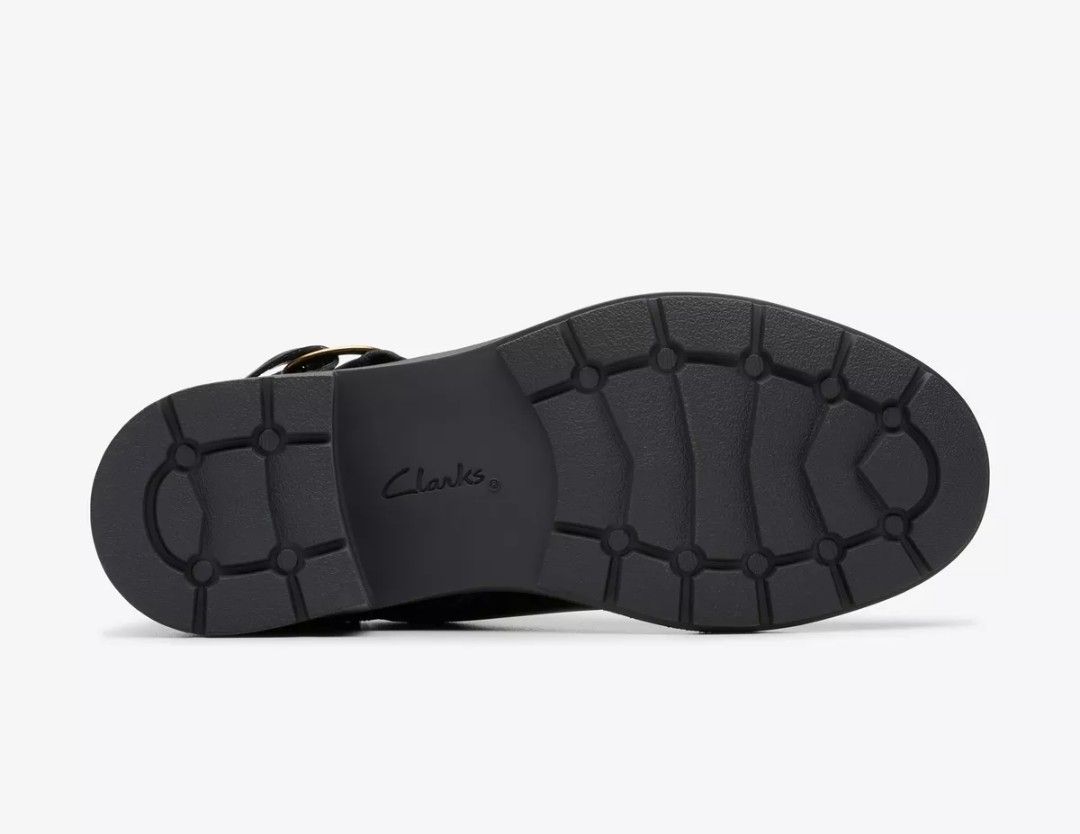 Original Clarks Ankle boot black leather - Image 2