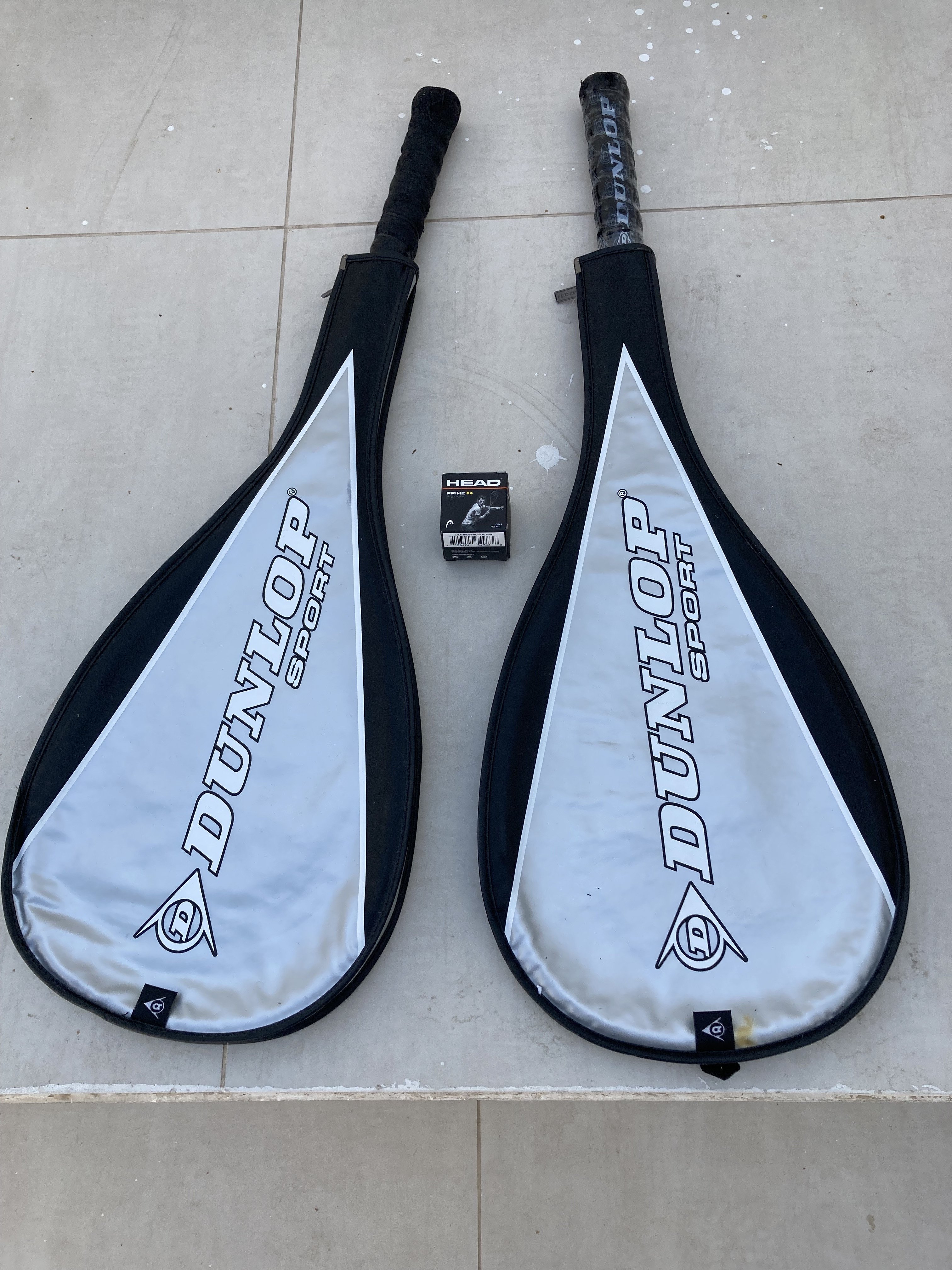 Set of two squash rackets + ball - Image 2