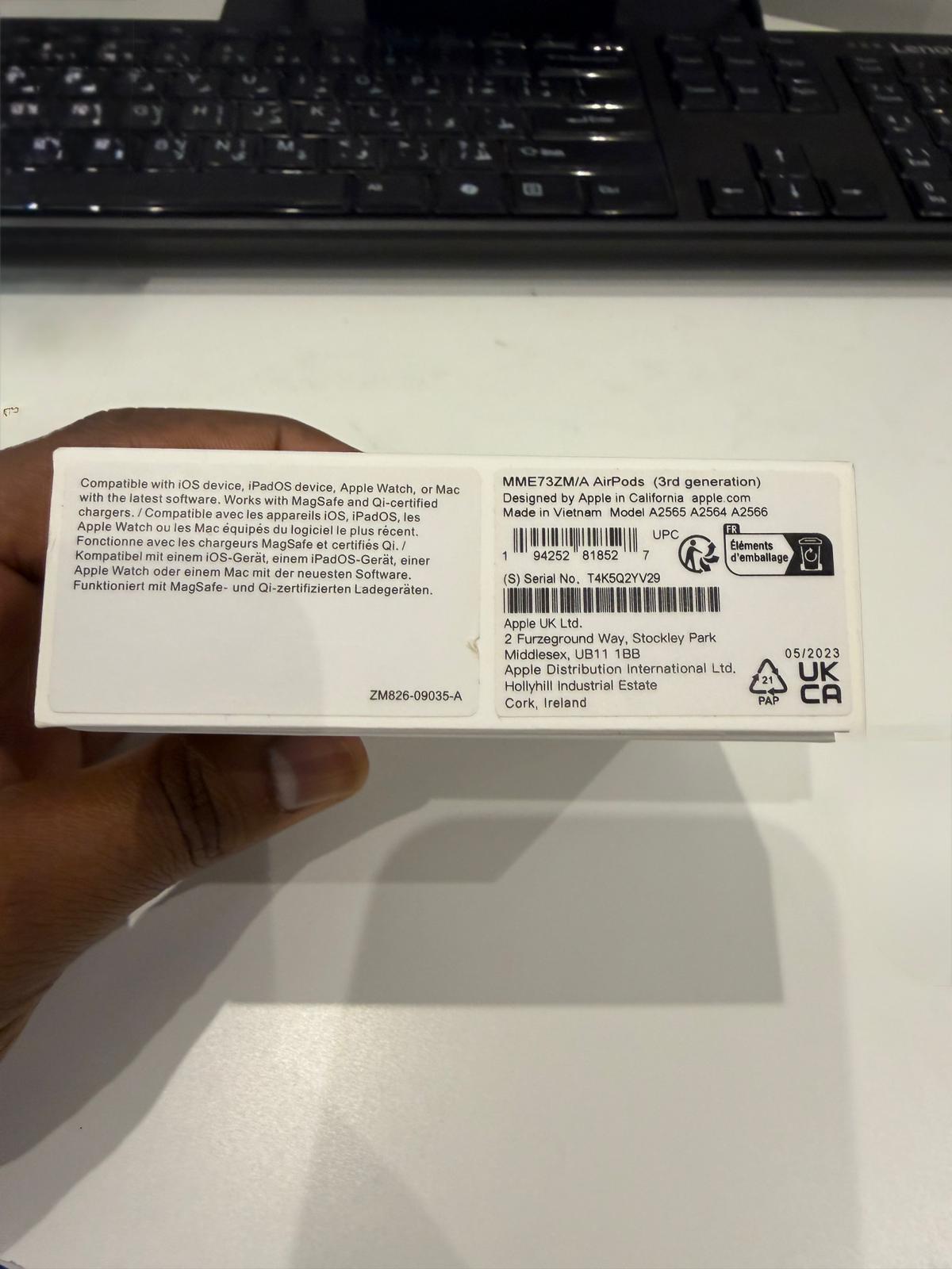 Apple AirPods (3rd Generation) – MagSafe Charging Case - Image 1