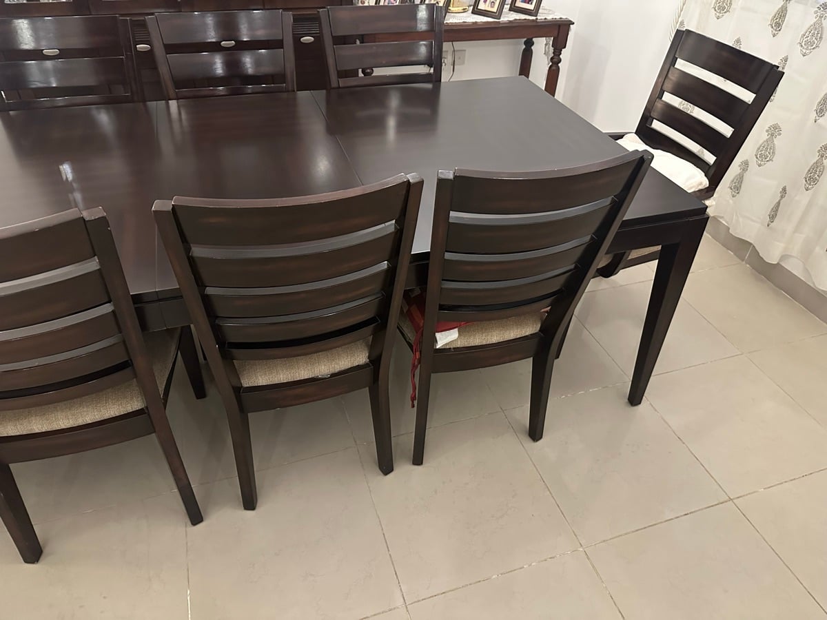 8 Seater Dining Table and chairs - Image 3