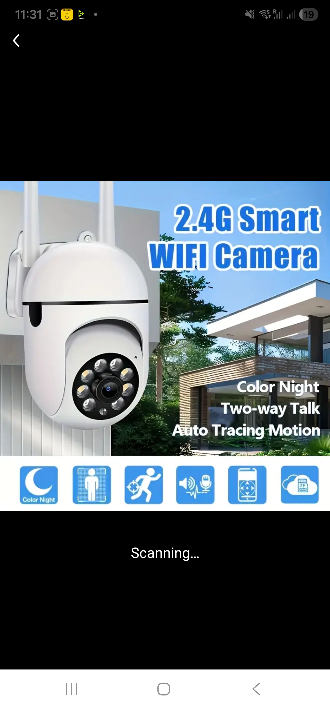 Panoramic Wireless Wi-Fi Security Camera 1080p - Image 6