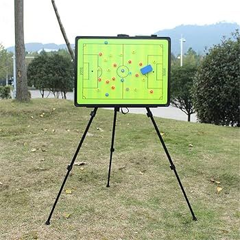 Football coaching board with stand - Image 1