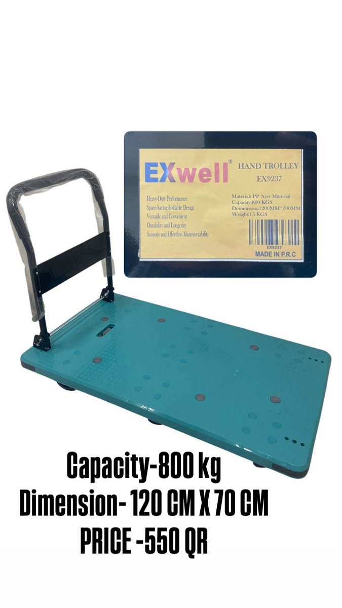 Foldable platform trolley 150 kg - Image 1
