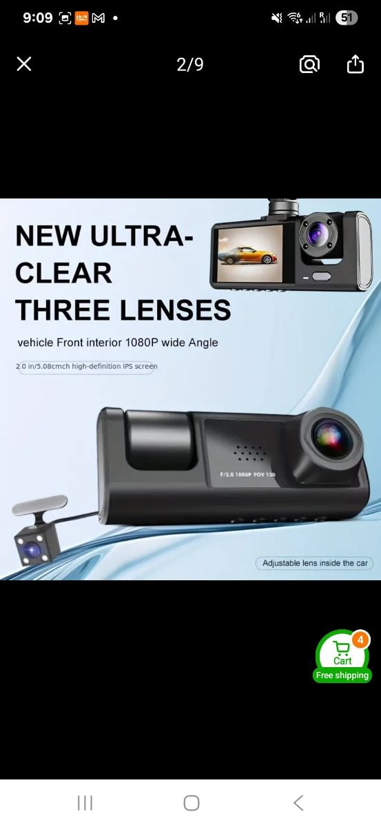 3 Cameras Dash Cam - Image 11