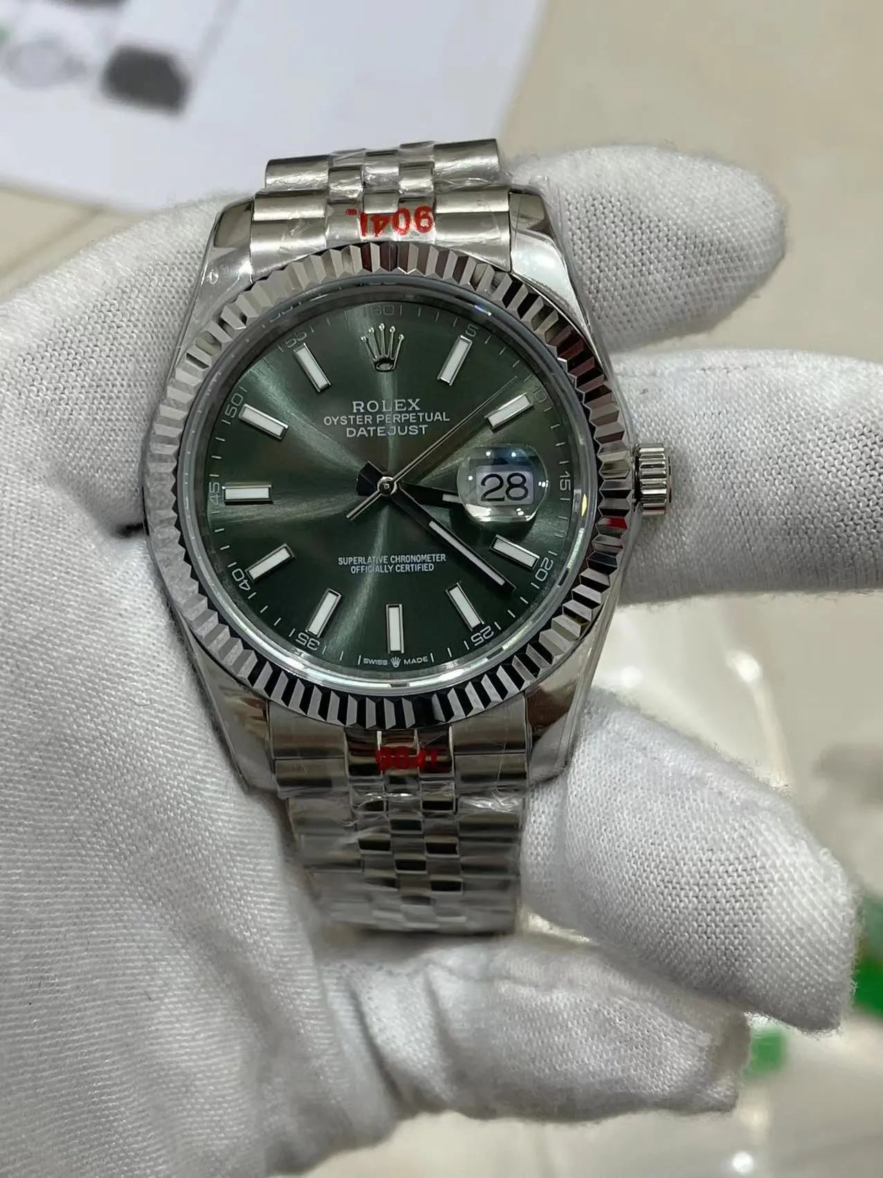 U1 Rolex Datejust Green Dial - Image 1