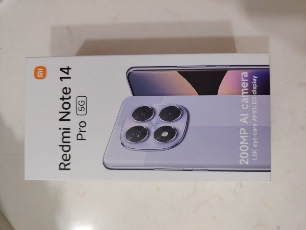Note 14 Pro 5G, Very Fast120HTZ Response, Curved AMOLED display , Complete box - Image 6
