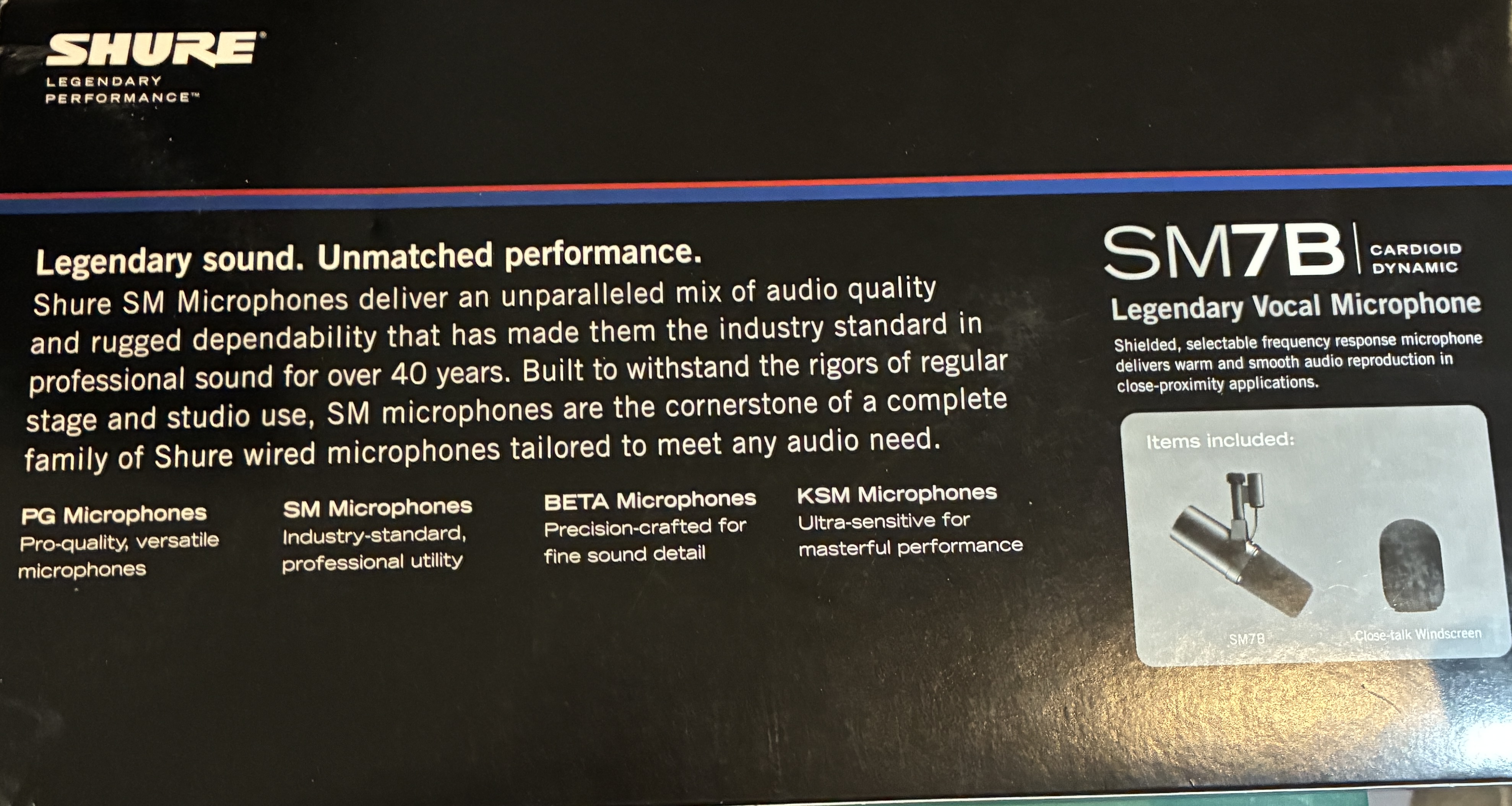 SM7B Vocal XLR Microphone - Image 4