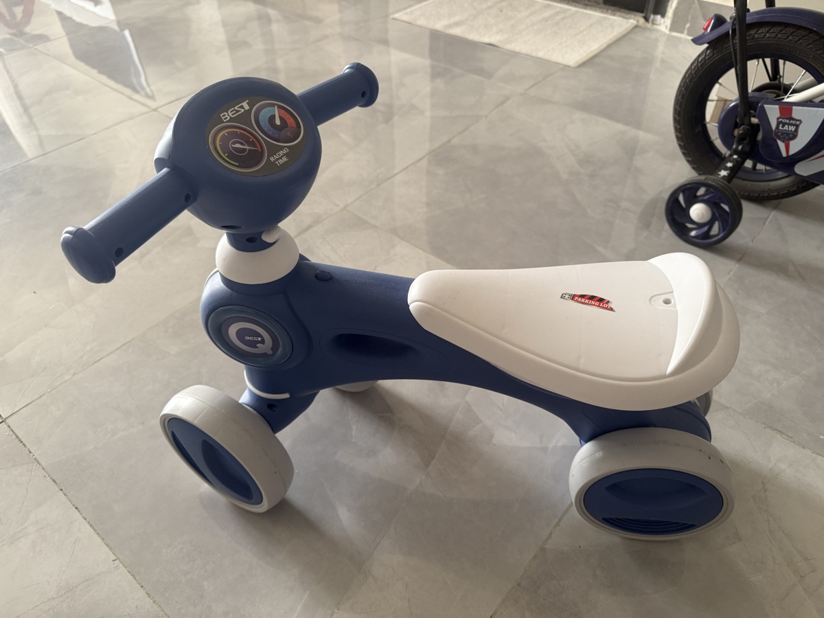 Q Best Balane Bike, Peddal Bin & Baby Wash Basin - Image 4