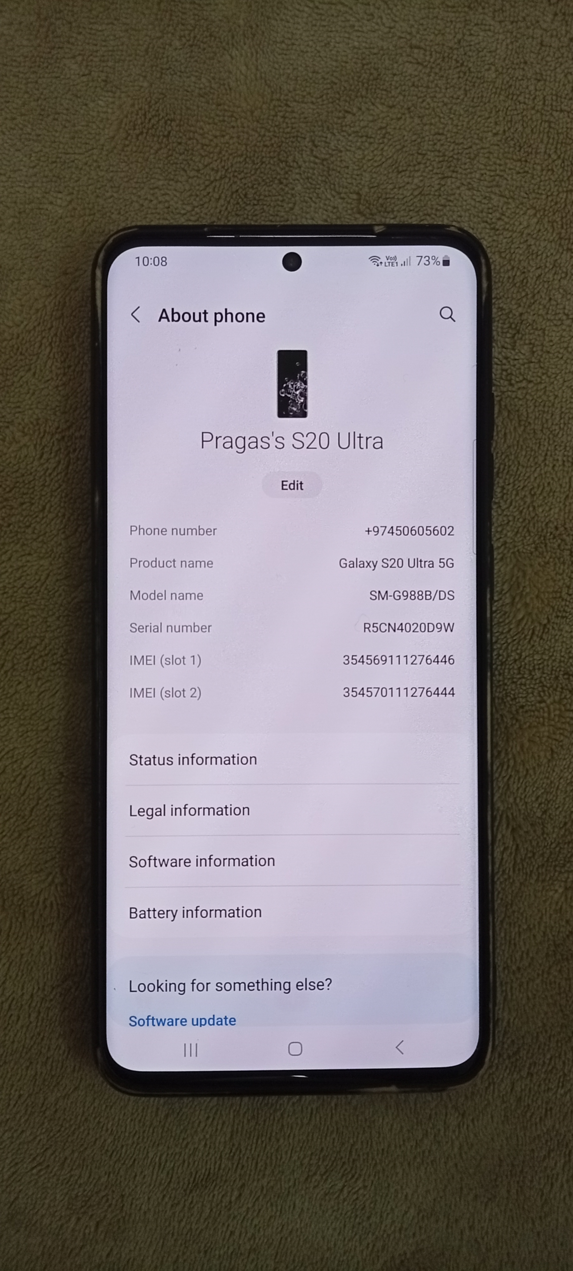 Samsung Galaxy S20 Ultra 5G  - Image 4