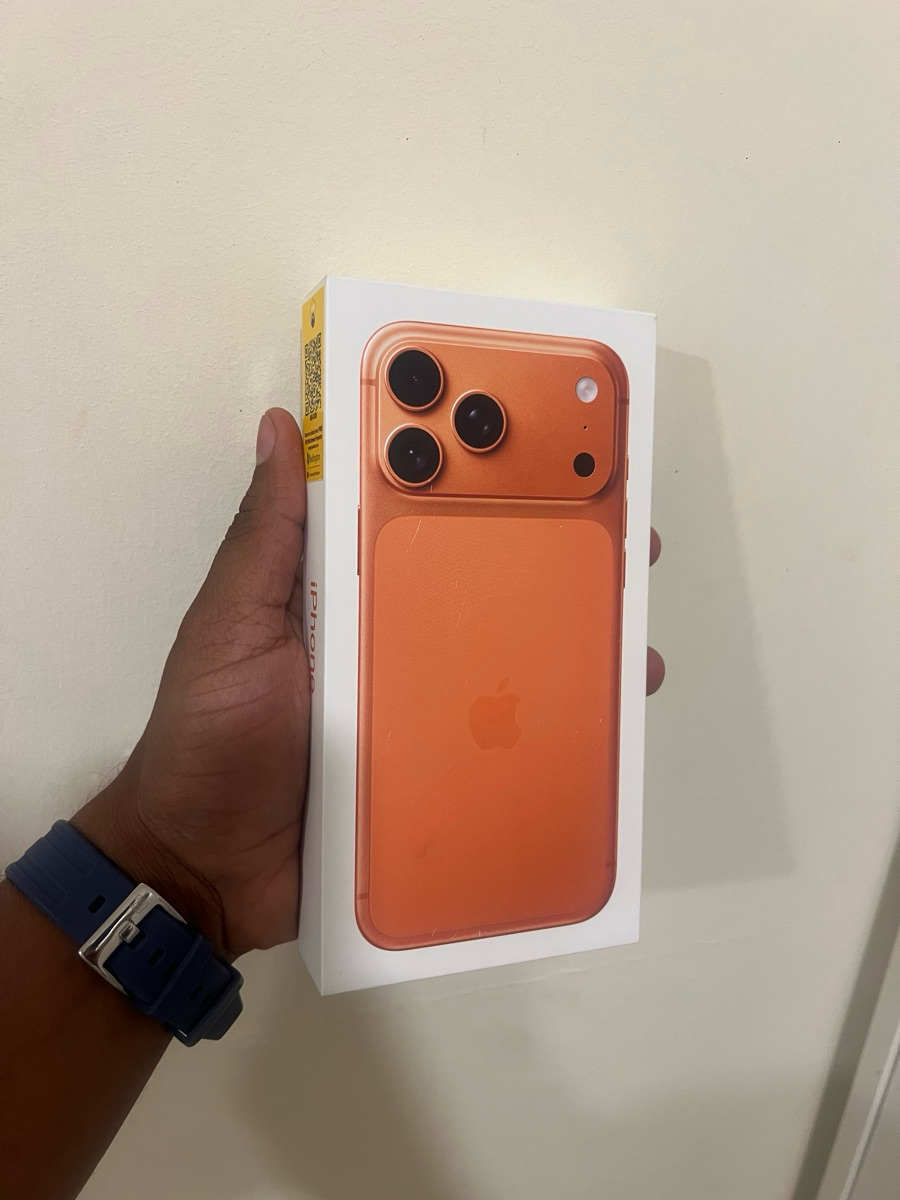 IPHONE 17 PRO MAX 256GB ARABIC ORANGE BRAND NEW - Image 1