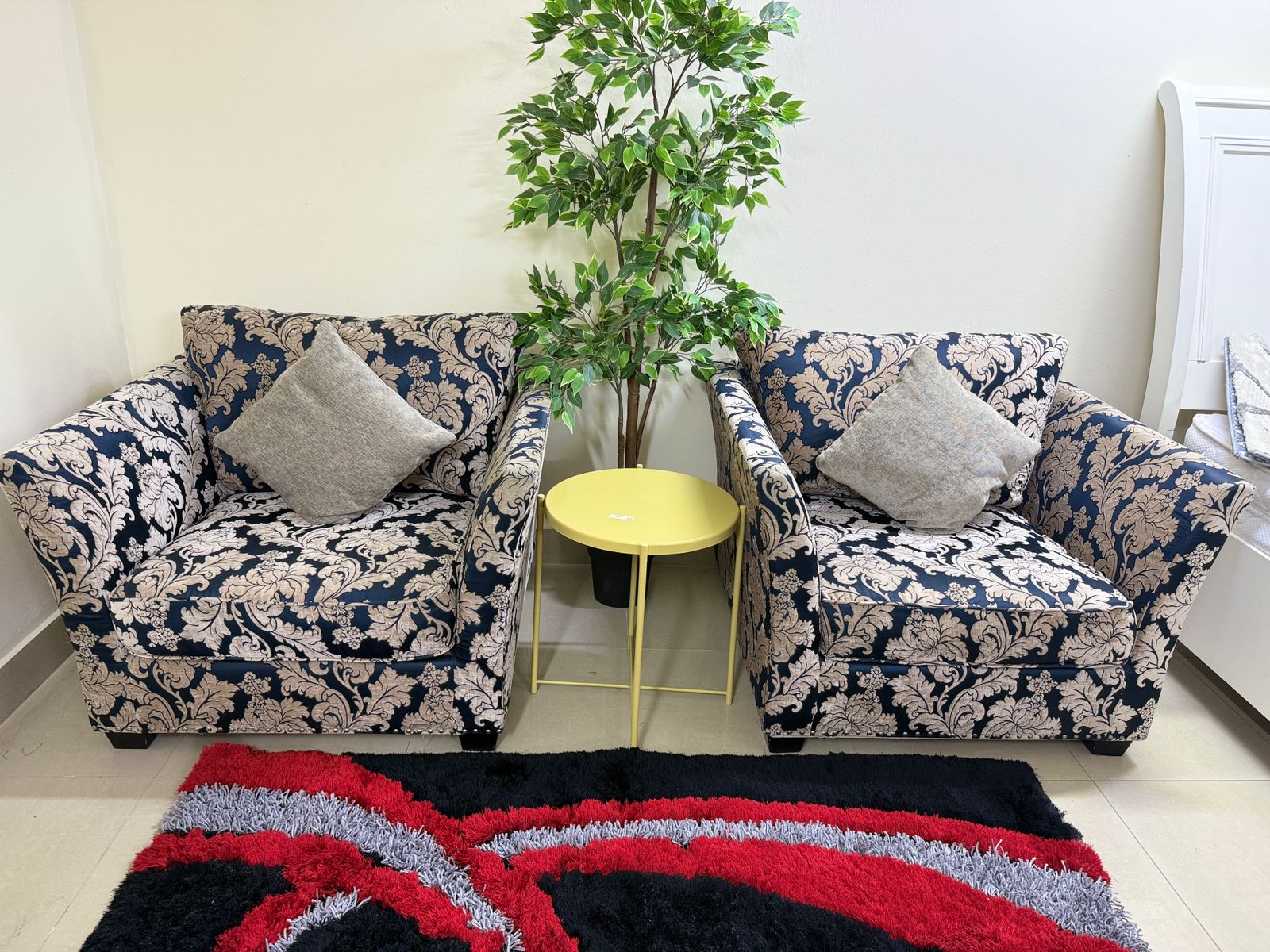 For sale Home center 2 single sofa York fabric accent. - Image 7