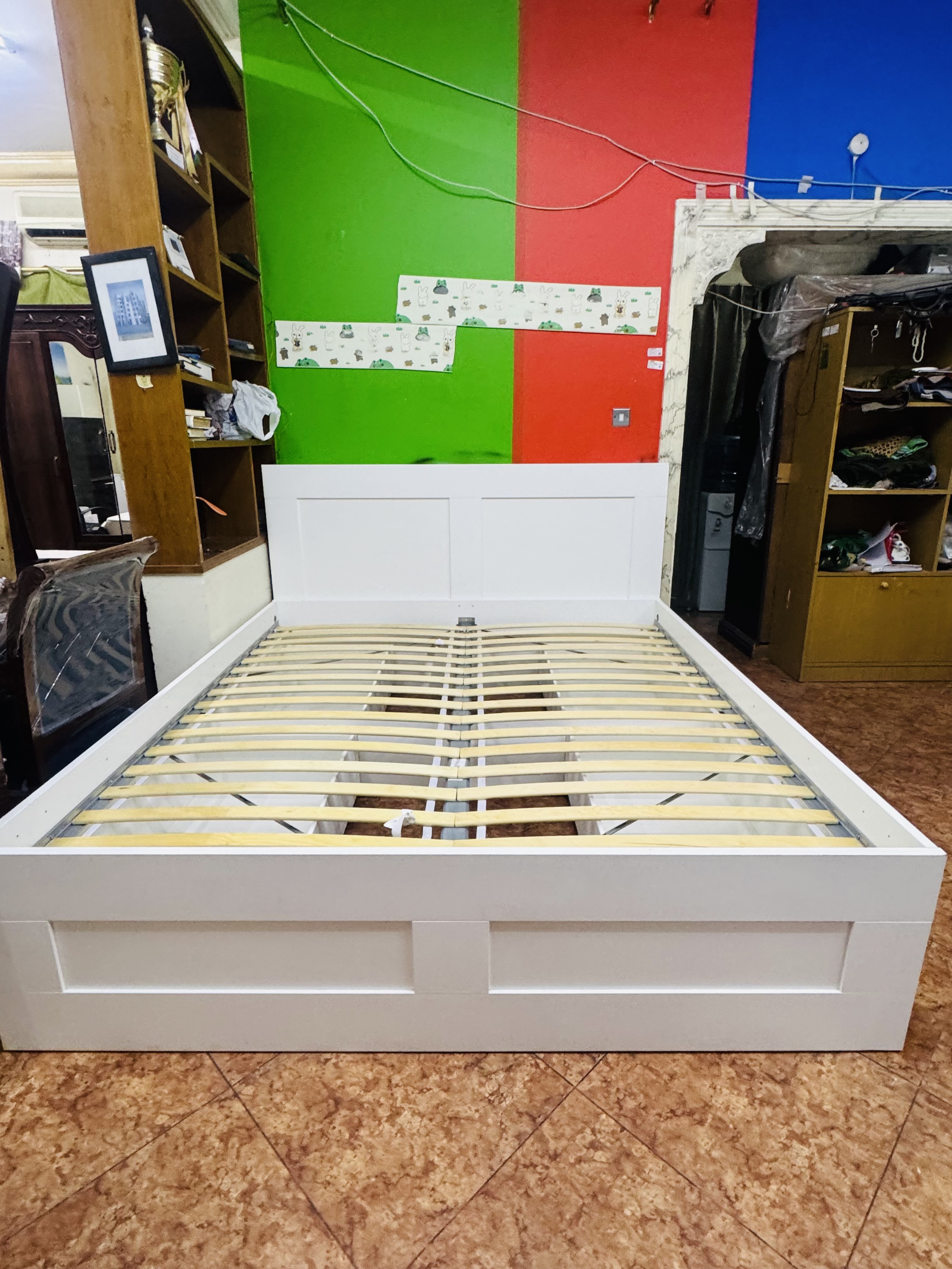 IKEA King Size Bed With Metress For Sale - Image 3