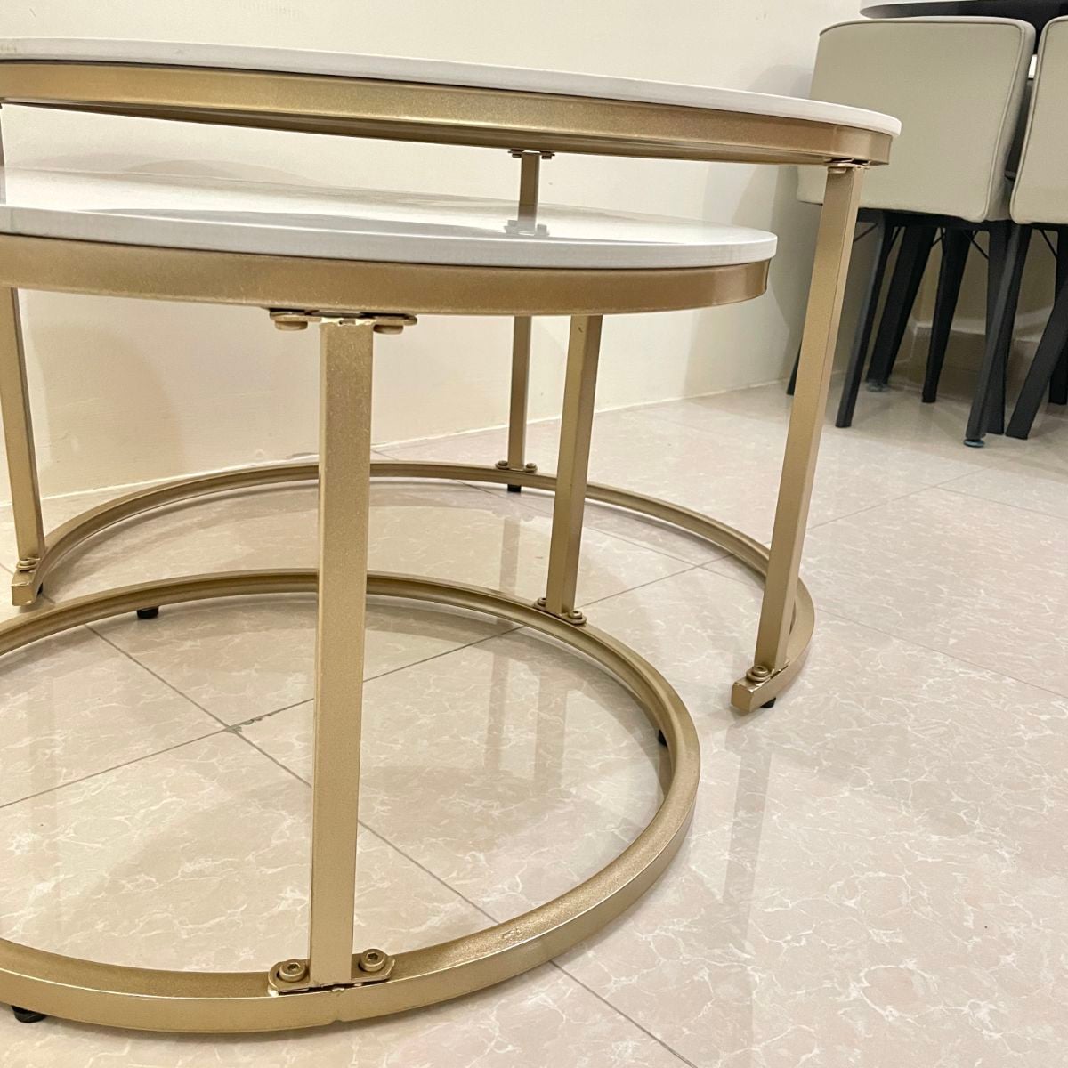 Coffee table, side table, marble table, furniture, sintered slate table - Image 3