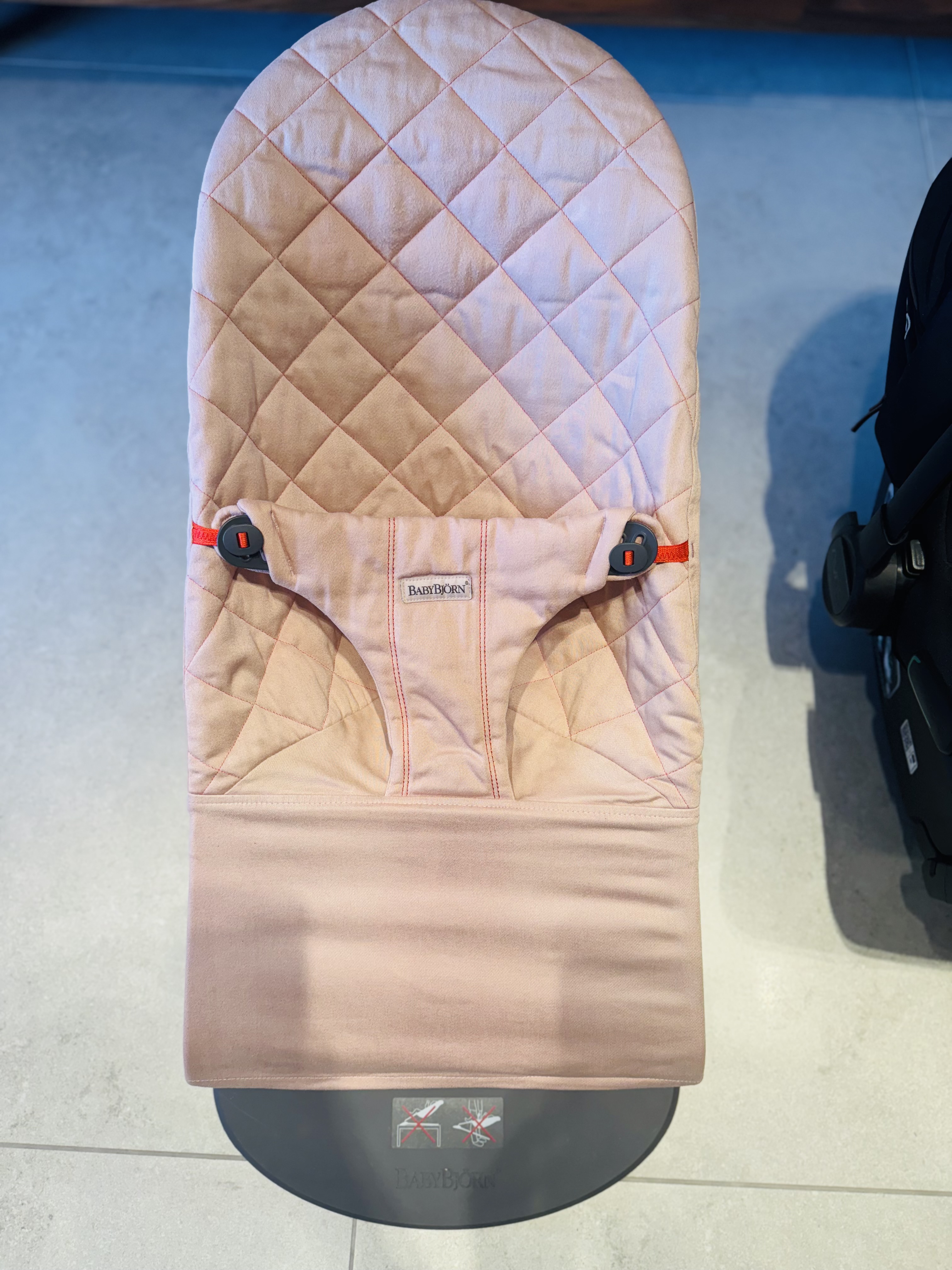 Babybjorn Bouncer Bliss - Cotton (Old rose) - Image 1