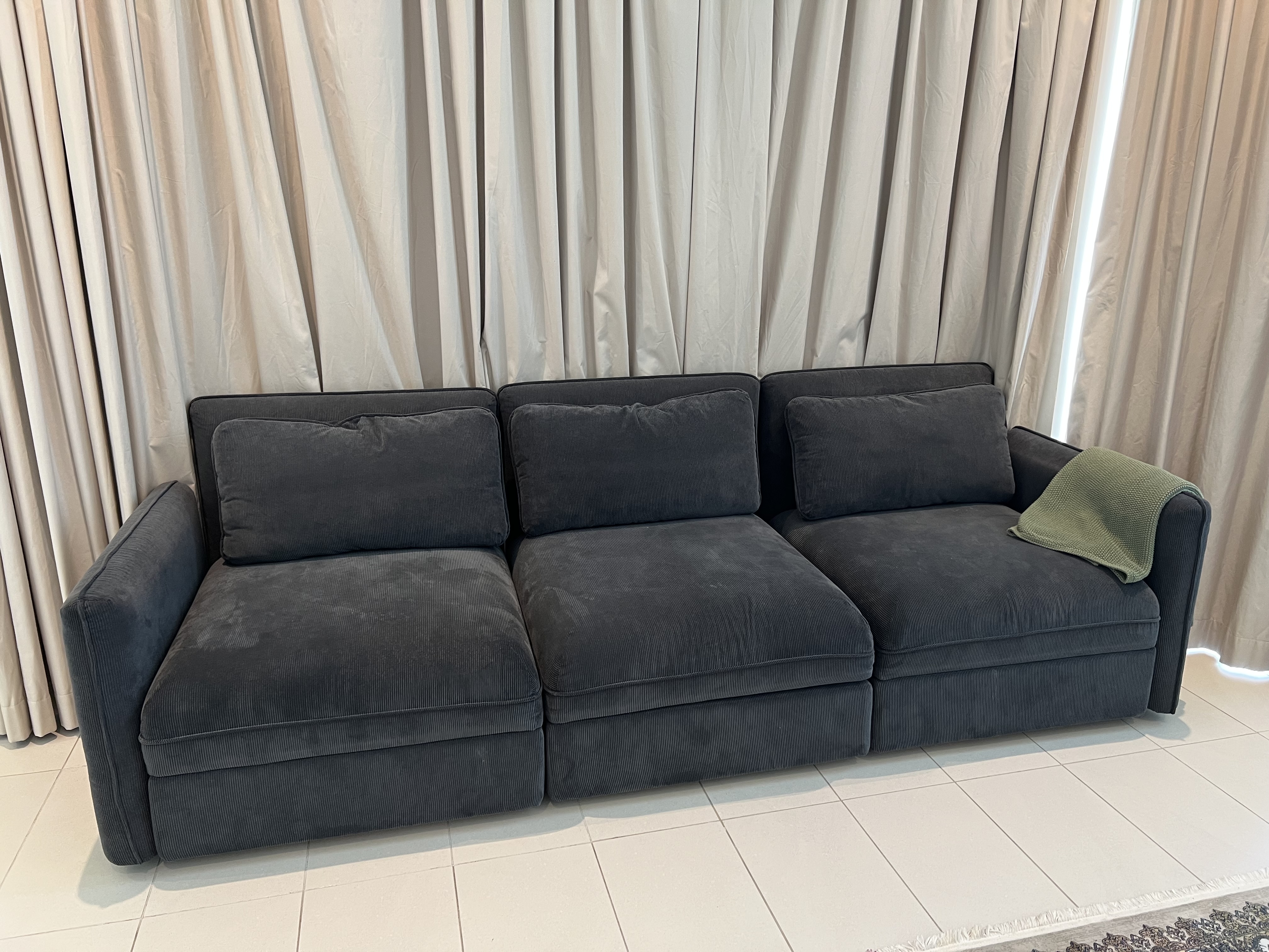 Ikea Grey Sofa - Image 1