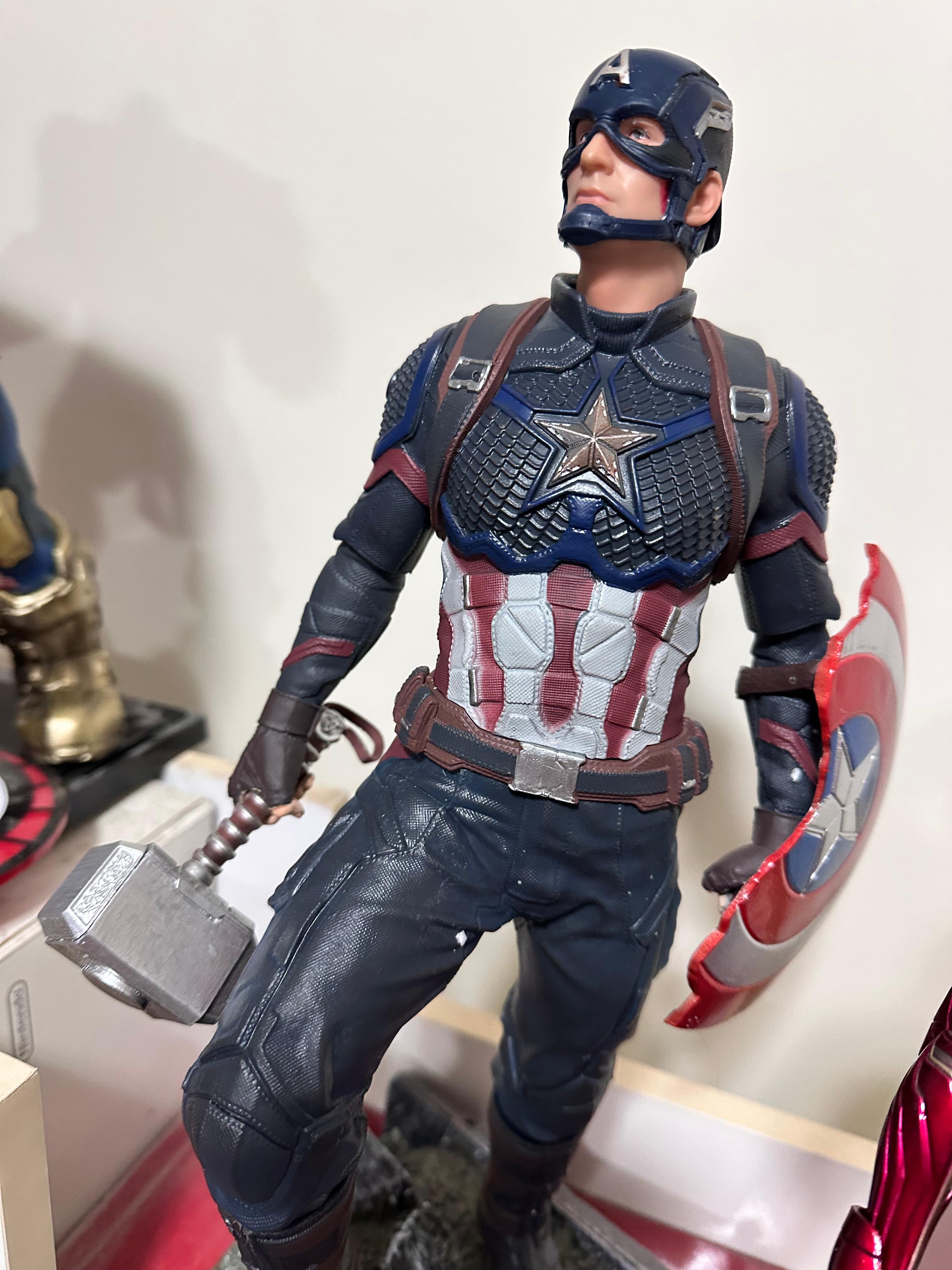 MARVEL Captain America 17-Inch Collectible Figurine – Endgame Edition - Image 2