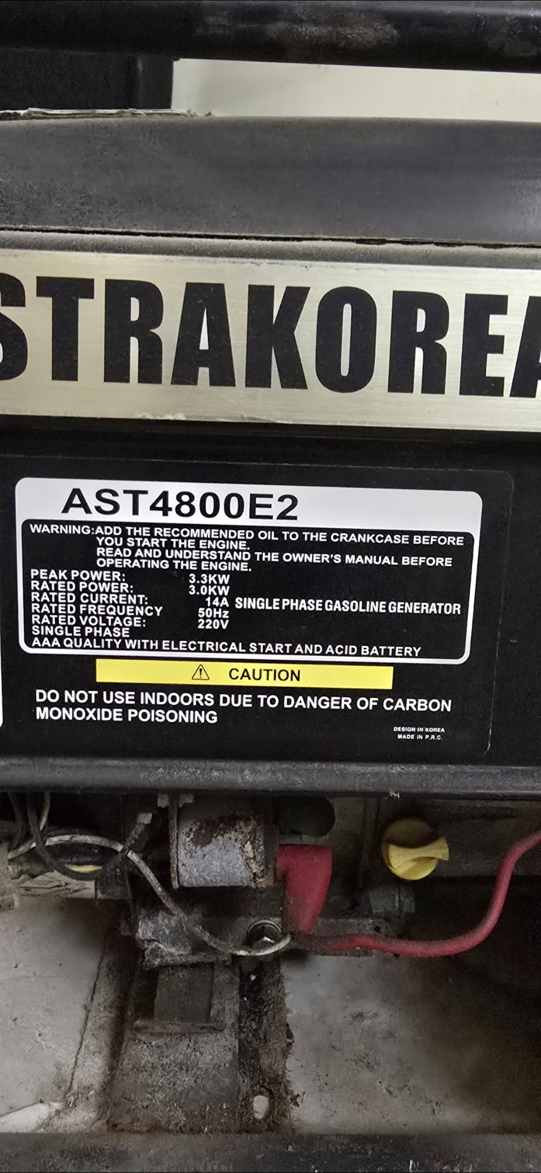 Generator Astra Korea 3.3kv - Image 2