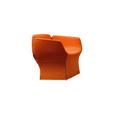 Modern Designer Orange Armchair – Excellent Condition - Image 2
