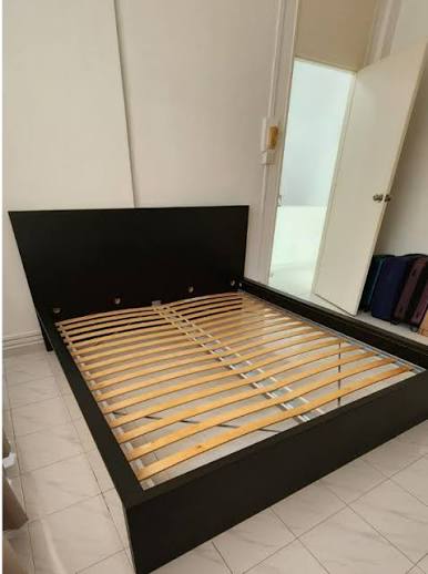 IKEA bed180*200 with mattress and side table  - Image 3