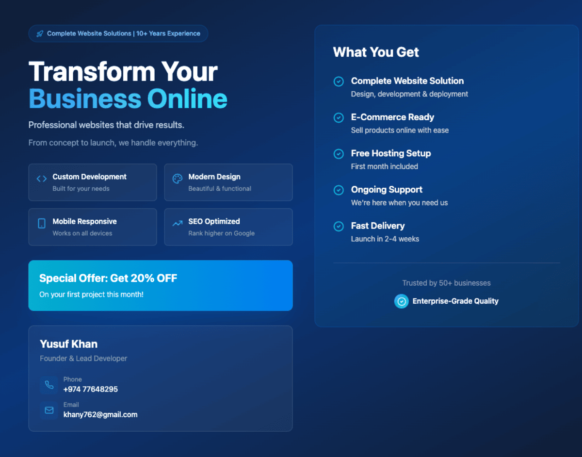 Professional Web Development in Qatar - Image 1