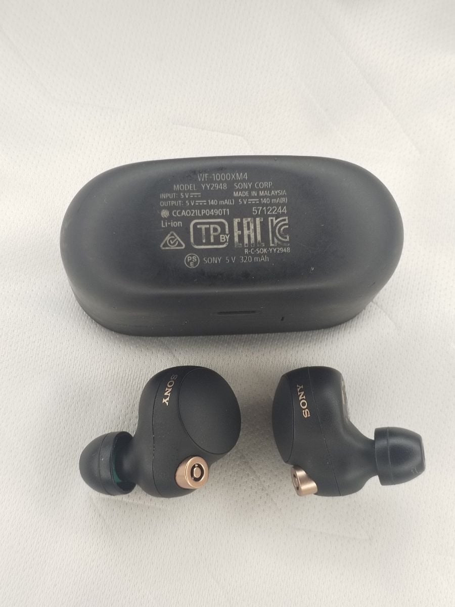 Sony WF-1000XM4 Wireless Noise Canceling Stereo Headset – Black - Image 2