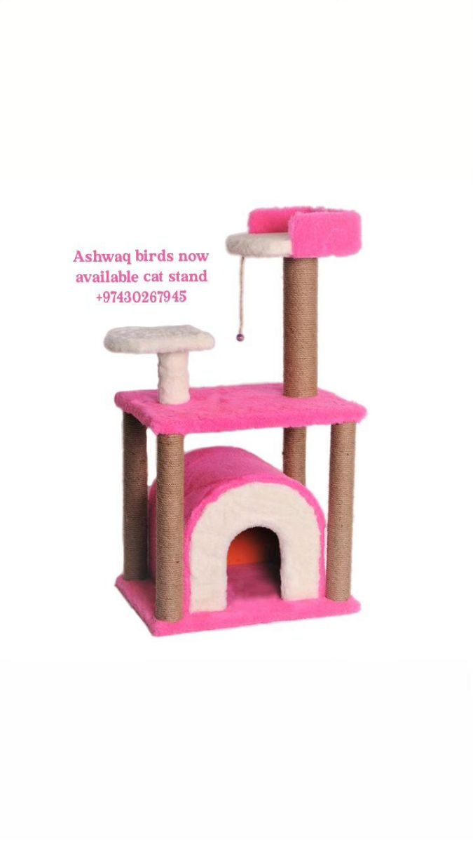 Cat tree scratch filer with comfort sleeping house big - Image 1