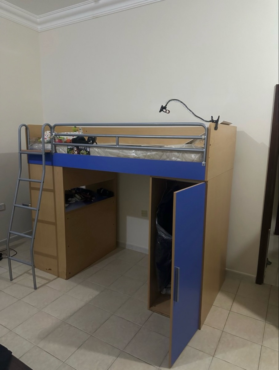 Bed, Mattress, Closet and Desk - Image 3