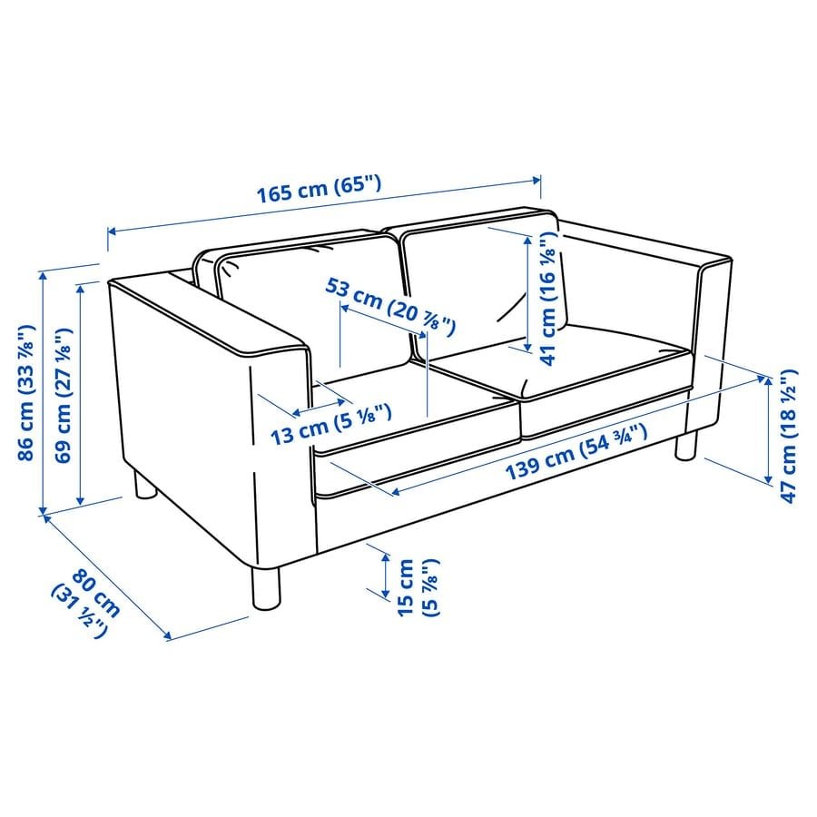 Ikea Parup 2 Seater Sofa - Image 2