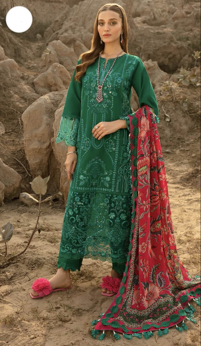 Ready to wear Embroidered lawn - Image 6
