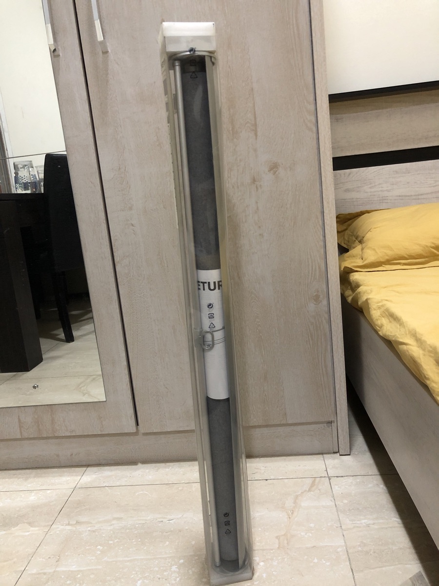 Vertical Window Curtain Grey Colour. - Image 2