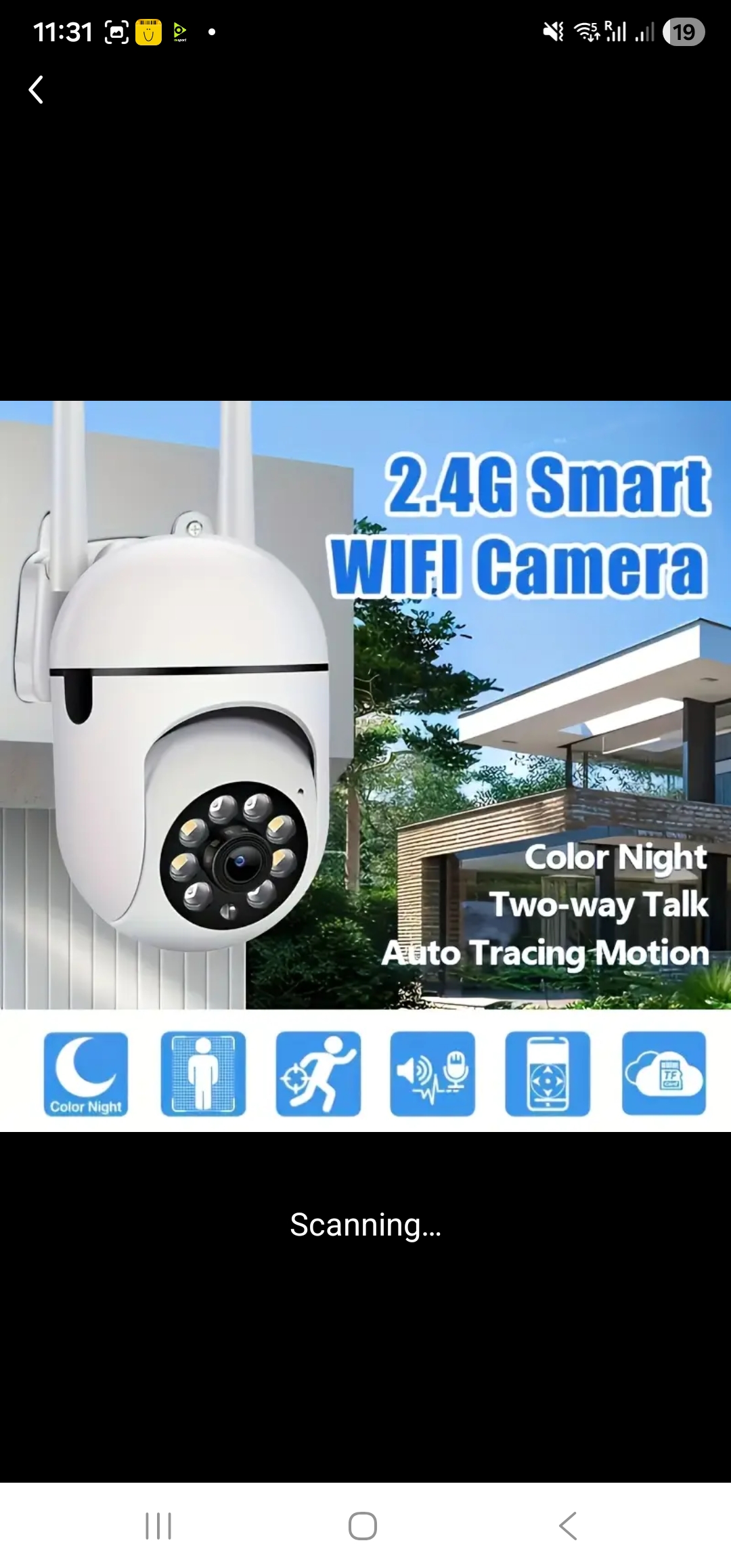 Panoramic Wireless Wi-Fi Security Camera 1080p - Image 5