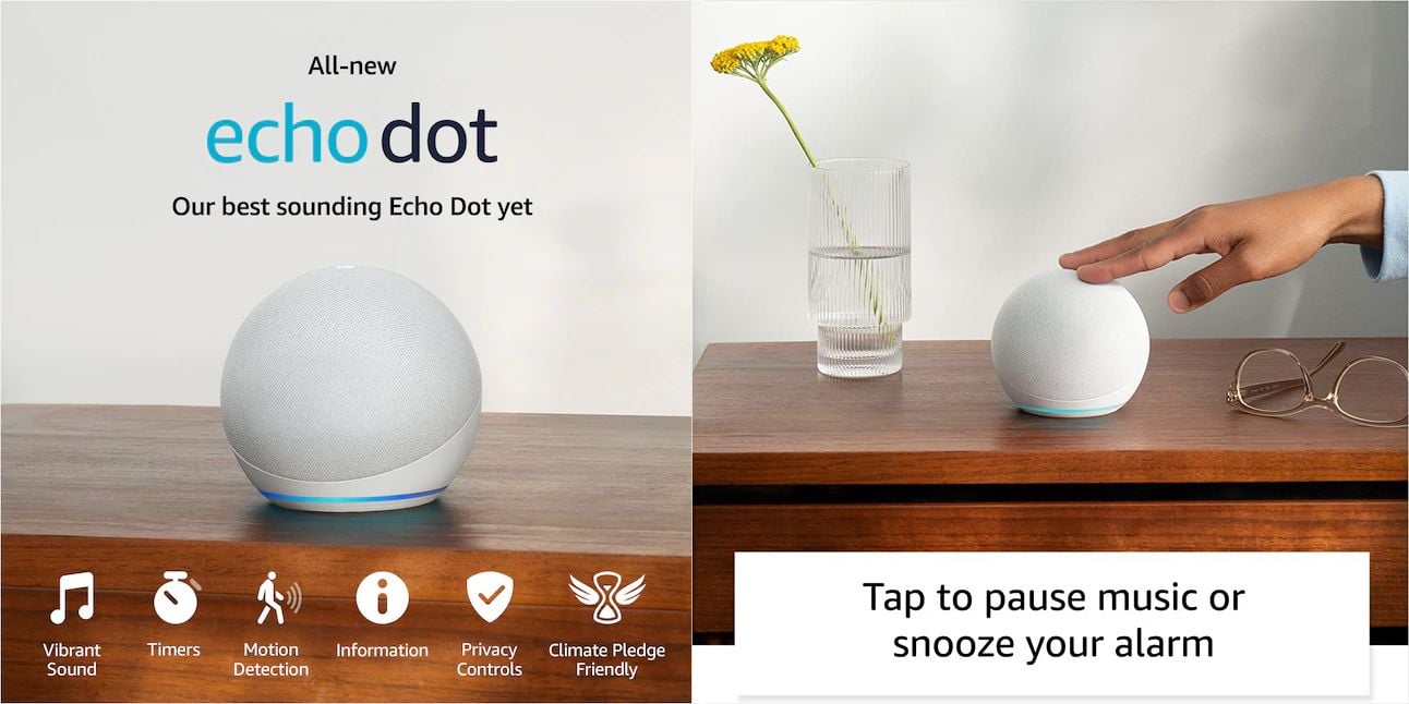 Amazon Echo Dot 5th Gen Speaker Without Clock - Image 2