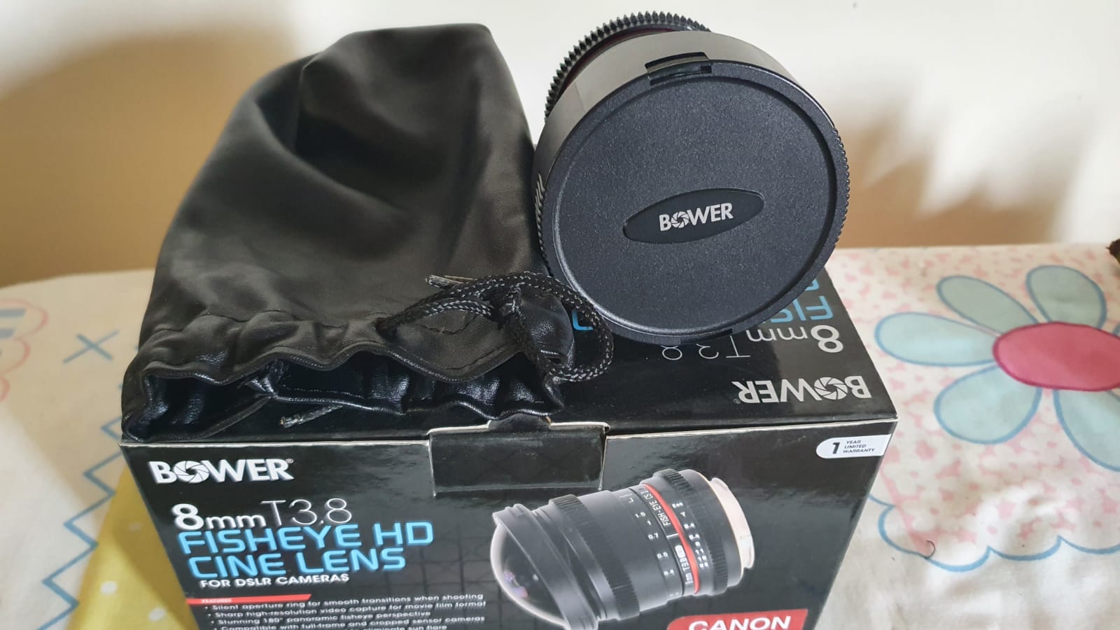 Bower/ Samyang 8mm T/3.8 Fisheye Cine Lens for Canon - Image 1
