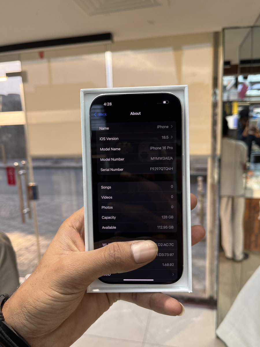 I PHONE 16 PRO WHITE 128GB - Image 1