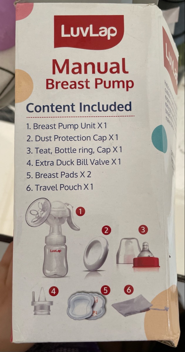 Luvlap manual breast pump,never used. - Image 1