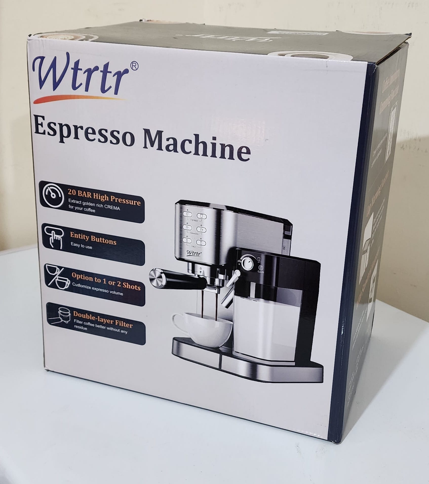 Home Barista Set, 6-in-1 Espresso Coffee Machine With Barista Tools Size "51mm" - Image 6