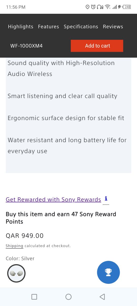 Original Sony WF-1000XM4 Wireless Earbuds - Image 11